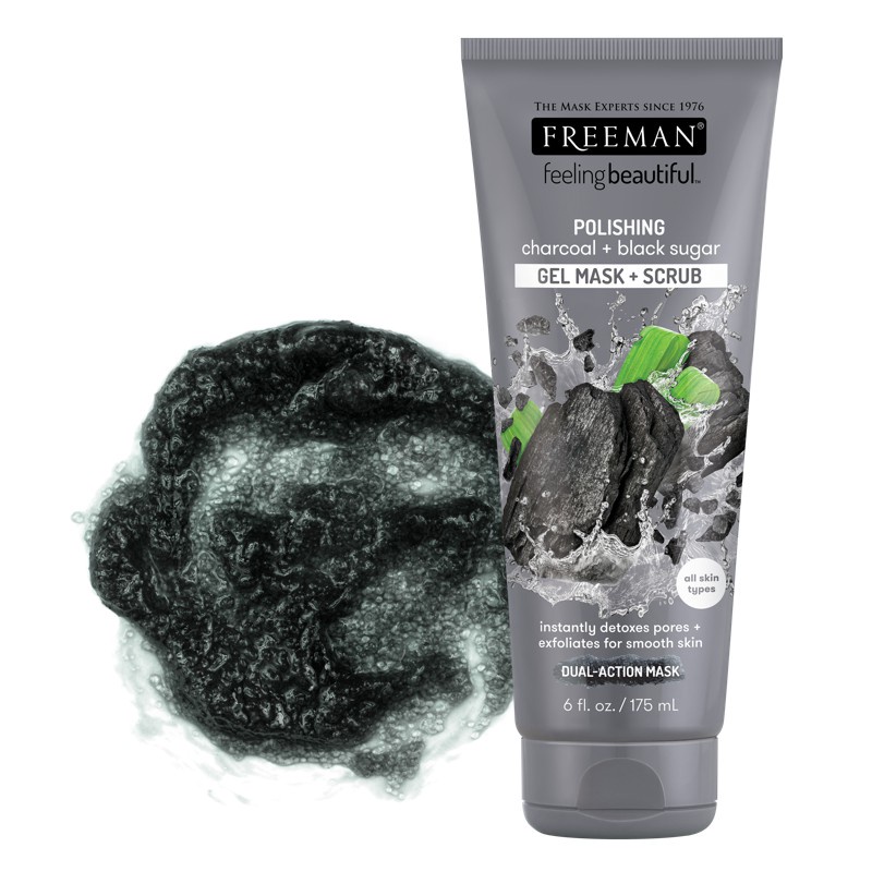Polishing Charcoal & Black Sugar Gel Mask & Scrub 3
