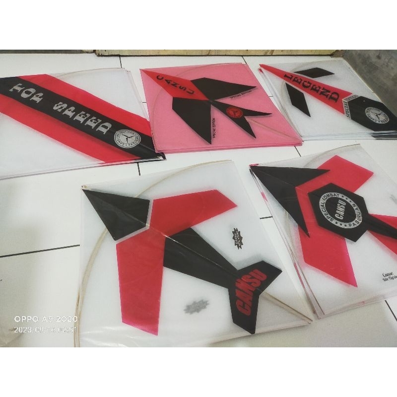 Layangan Sukhoi Kertas Minyak 50 pcs 5