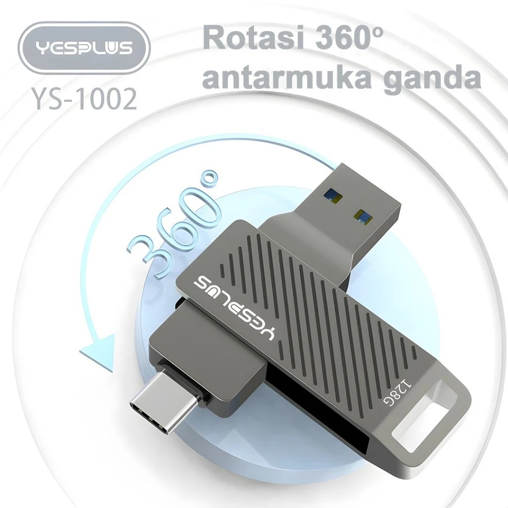 YESPLUS Dual Drive Rotatable 256 GB  YS-1002