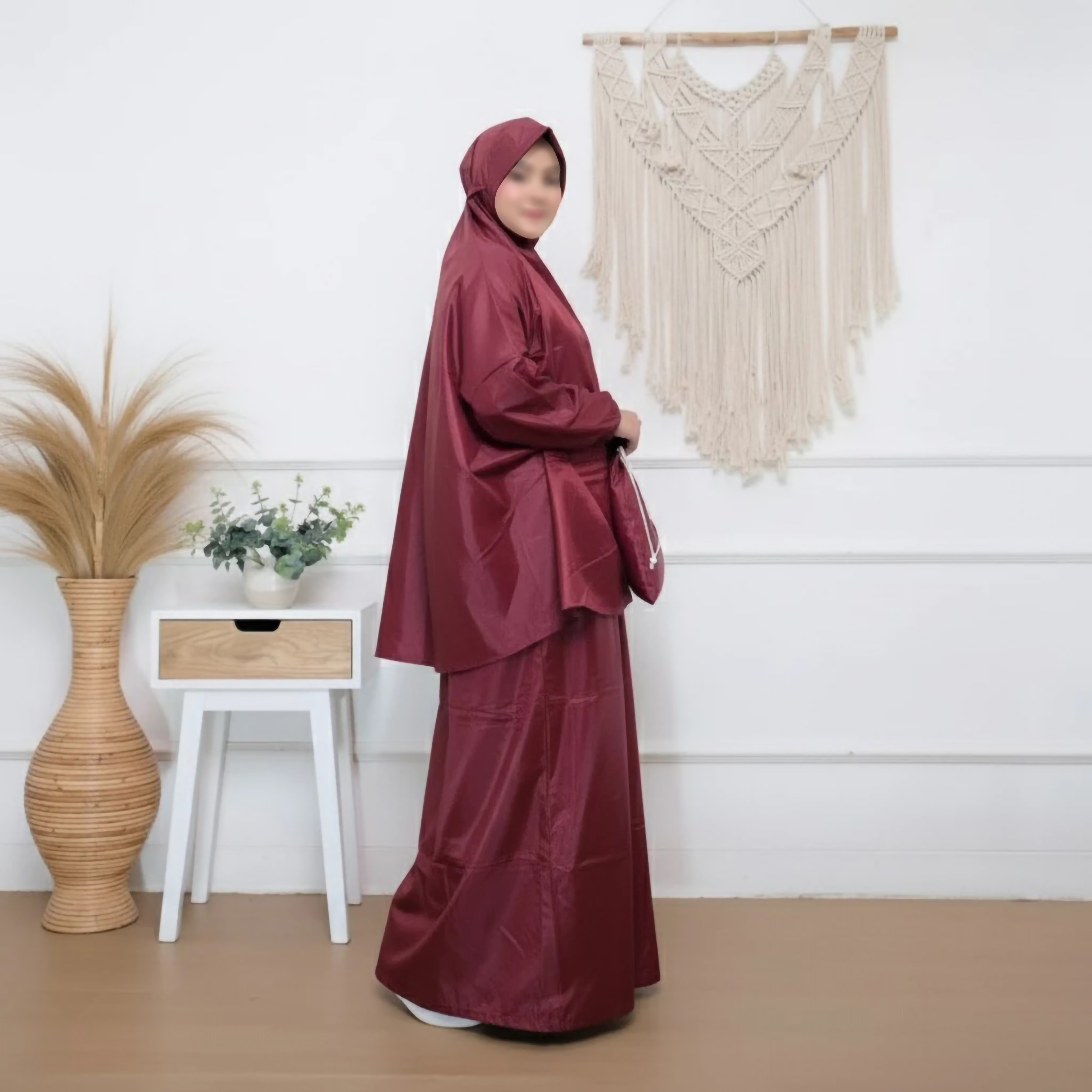  Albata Jas Hujan Wanita Muslimah Shofiya Series