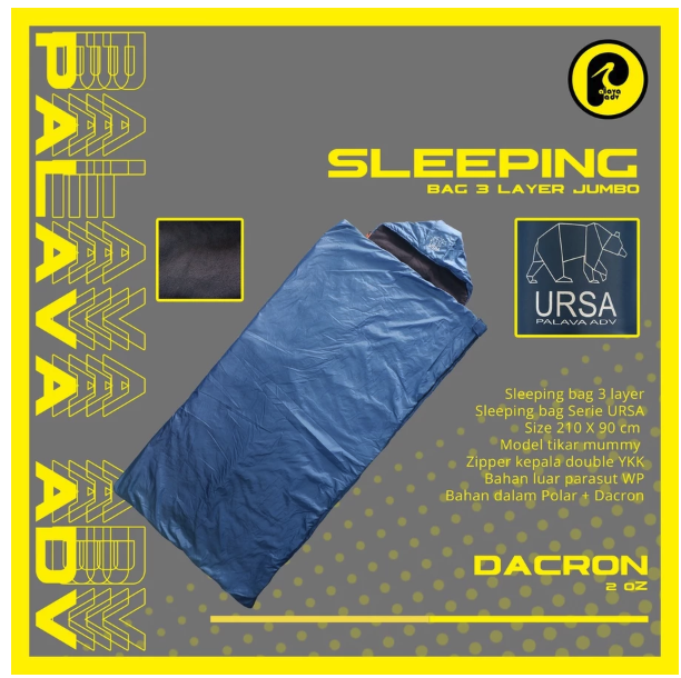 Palava URSA Palava ADV Sleeping Bag 3 Layer