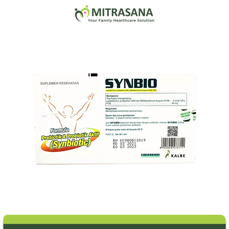 Kalbe Farma SynBio Suplemen Probiotik dan Prebiotik Dewasa