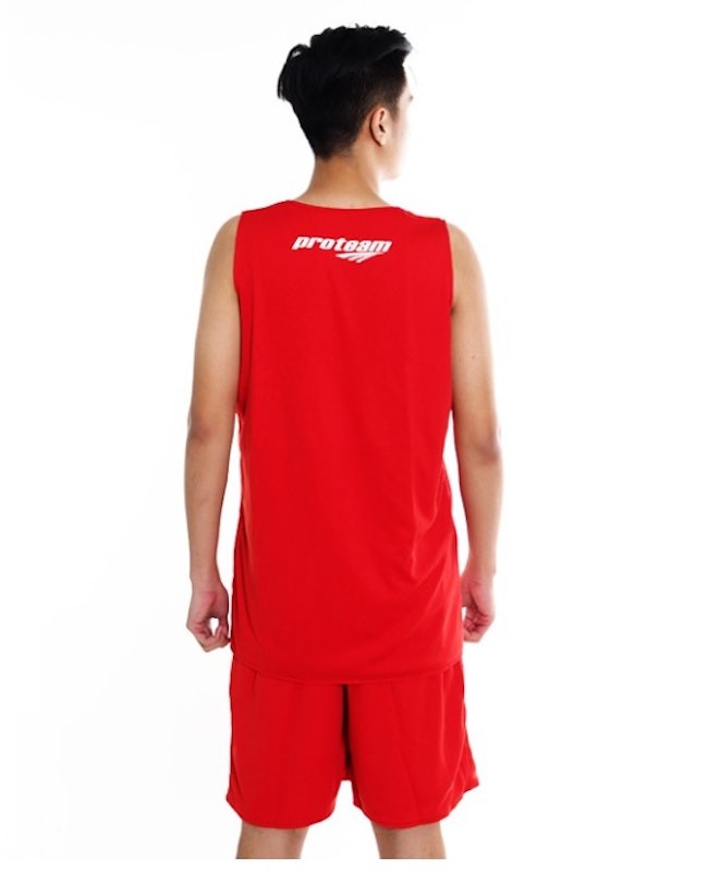 Jersey Indonesian Basketball Red-White 2 Sides 3