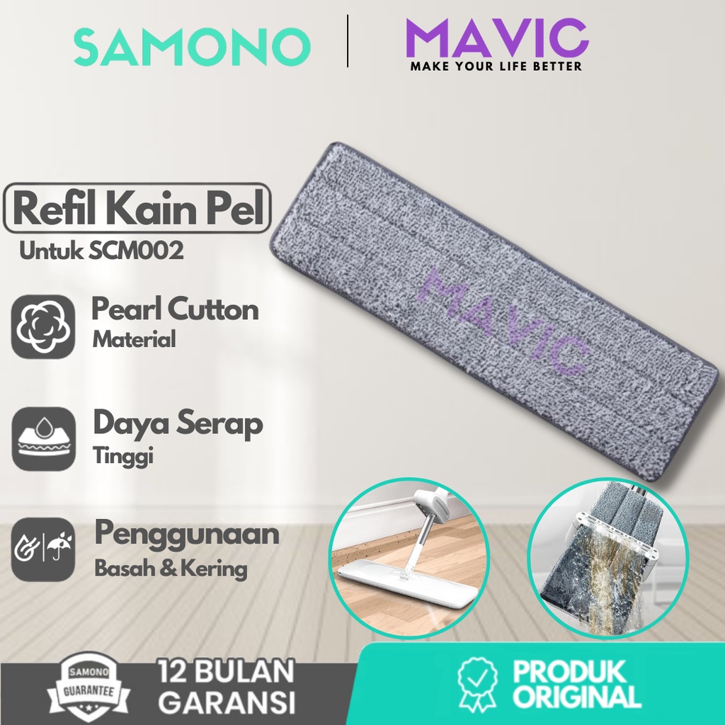 Samono Kain Pel Refil Microfiber SCM002
