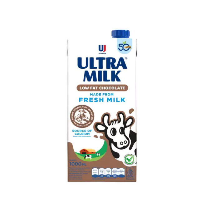 Ultra Milk Low Fat Source of Calcium Chocolate