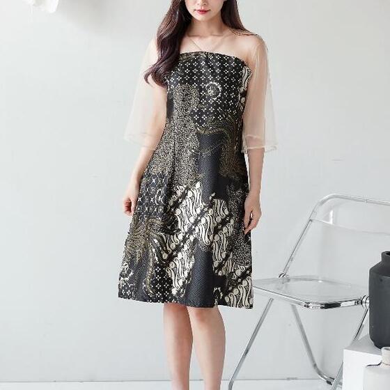  C2W Clothtowear Dress Tile Batik  643-YSY