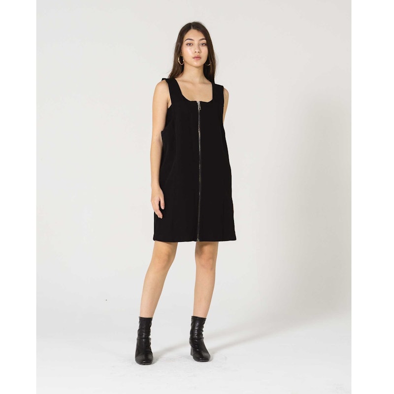 This is April X Syifa Hadju Romper Wanita SH Min Jeong Pinafore Black 4