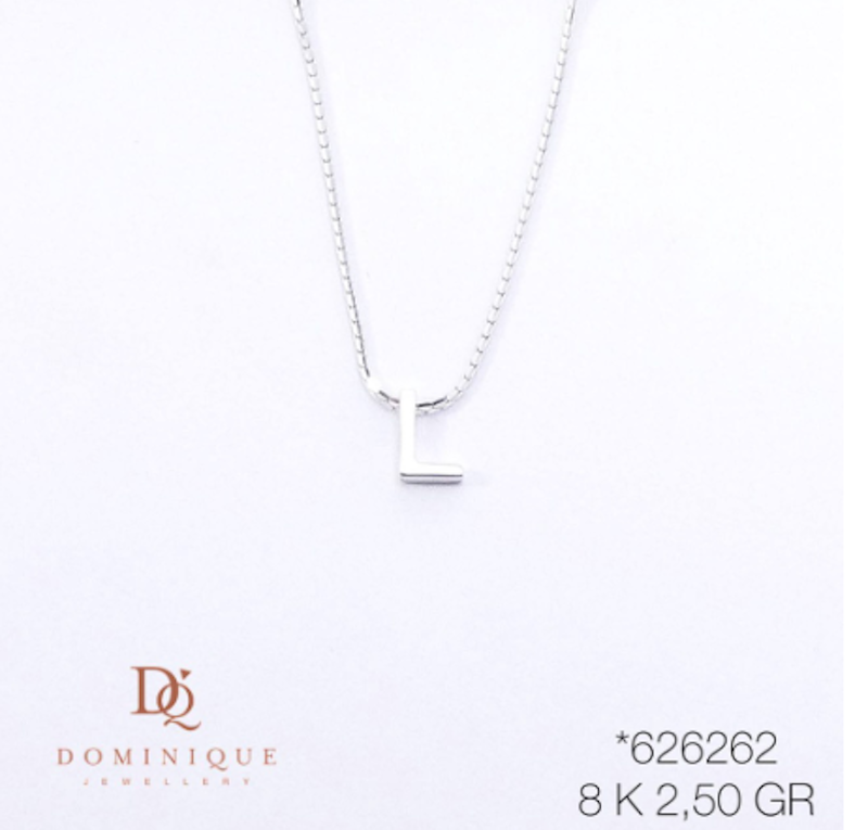 Kalung Serut Nagita Initial Series 8K 4
