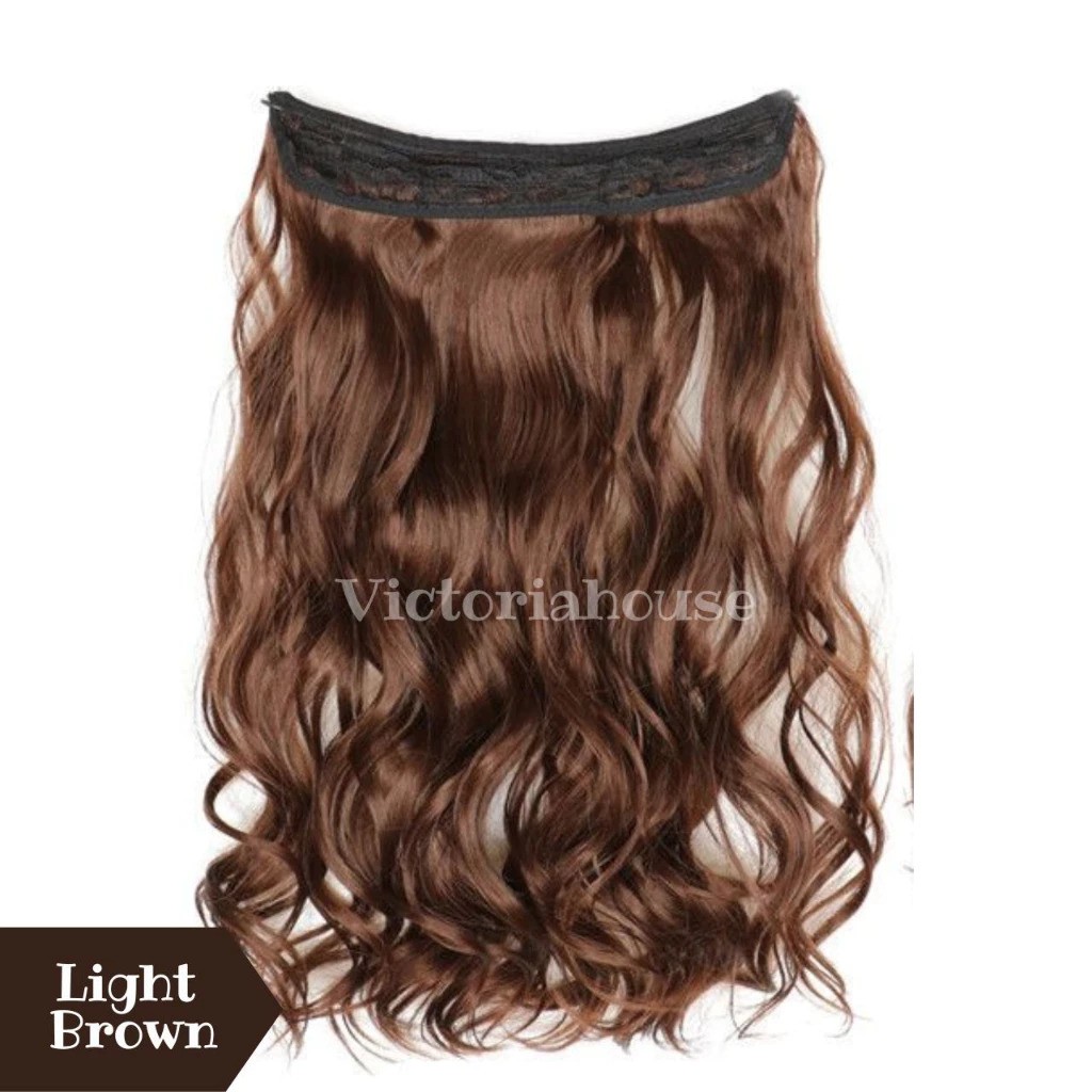  Hair Clip Curly Panjang 60-70 cm Black Curly