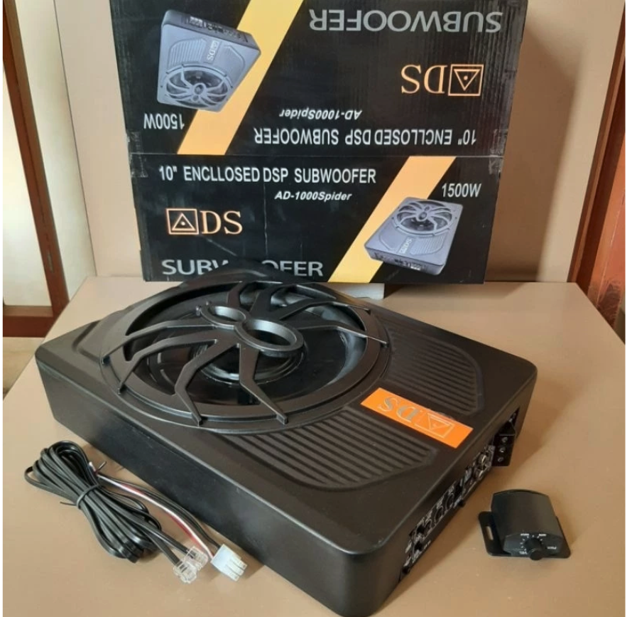 Guangzhou ADS audio Science & Technology ADS 10" Encllosed DSP Subwoofer AD-1000Spider