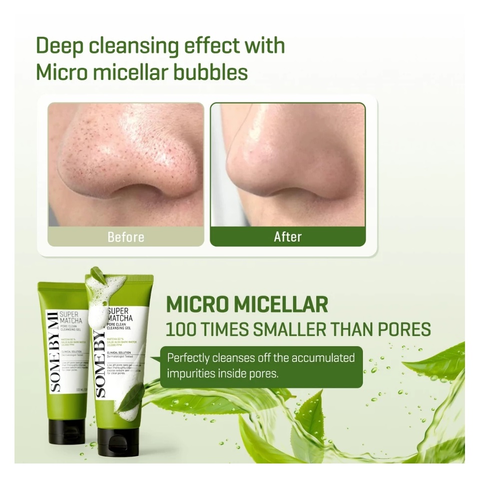 Perennbell SOME BY MI Super Matcha Pore Clean Cleansing Gel