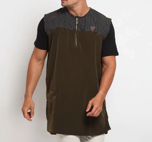 NauhTec NauhTec Rompi Sholat Pria Rosal Model Zipper