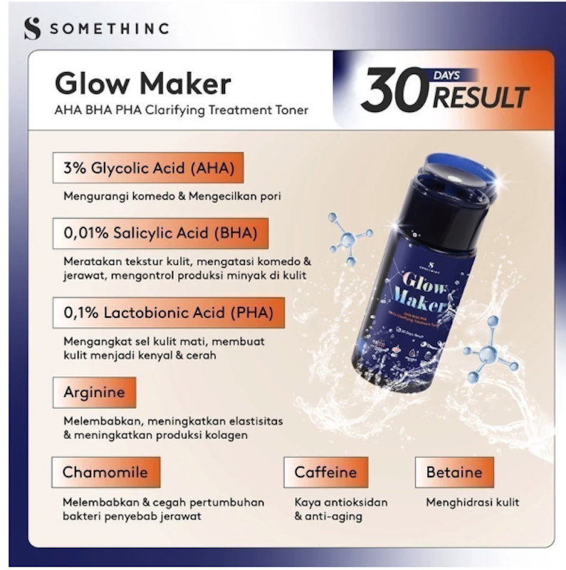 Glow Maker AHA BHA PHA Clarifying Treatment Toner 3