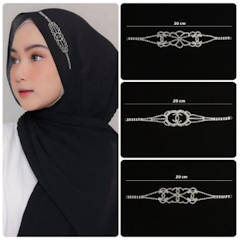 Headpiece Mahkota Kerudung