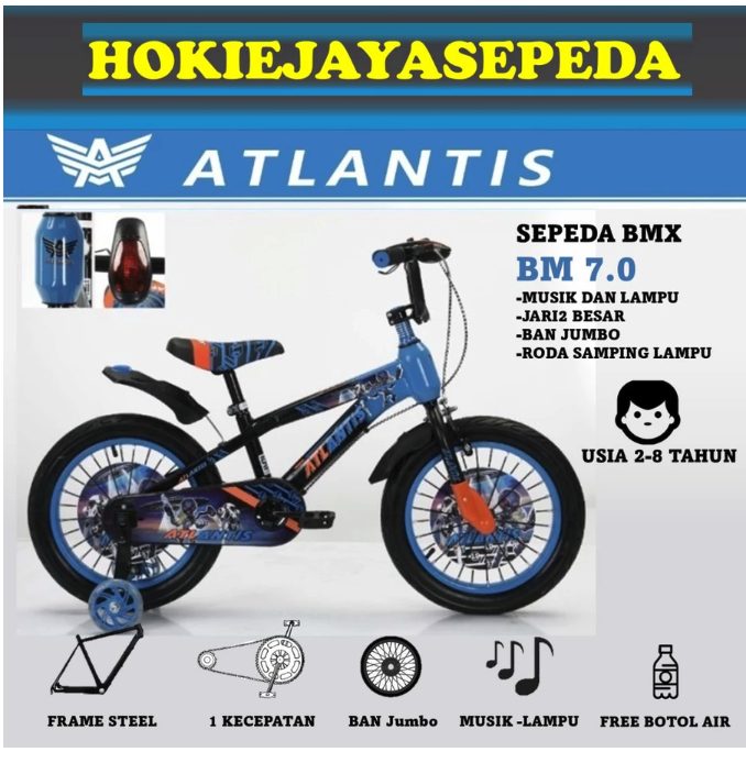 Jaya Langkah Global Atlantis Sepeda BMX   BM 7.0