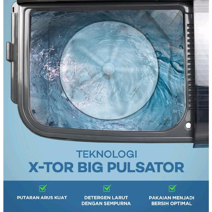 Sanken Argadwija Sanken Mesin Cuci 2 Tabung  TW-882NP