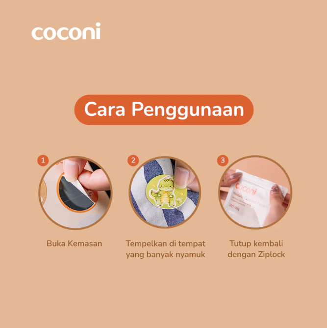 Kenson Multibrand Globalindo Coconi Mosquito Repellent Patch