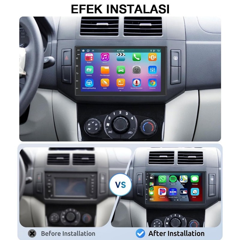 Acroder Head Unit Android 7inch+Fan+AHD RAM 4+32G 2