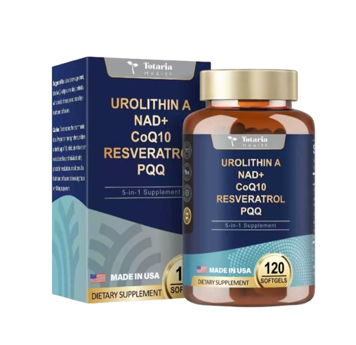 Totaria Health Urolithin A NAD+, CoQ10, Resveratrol, PQQ