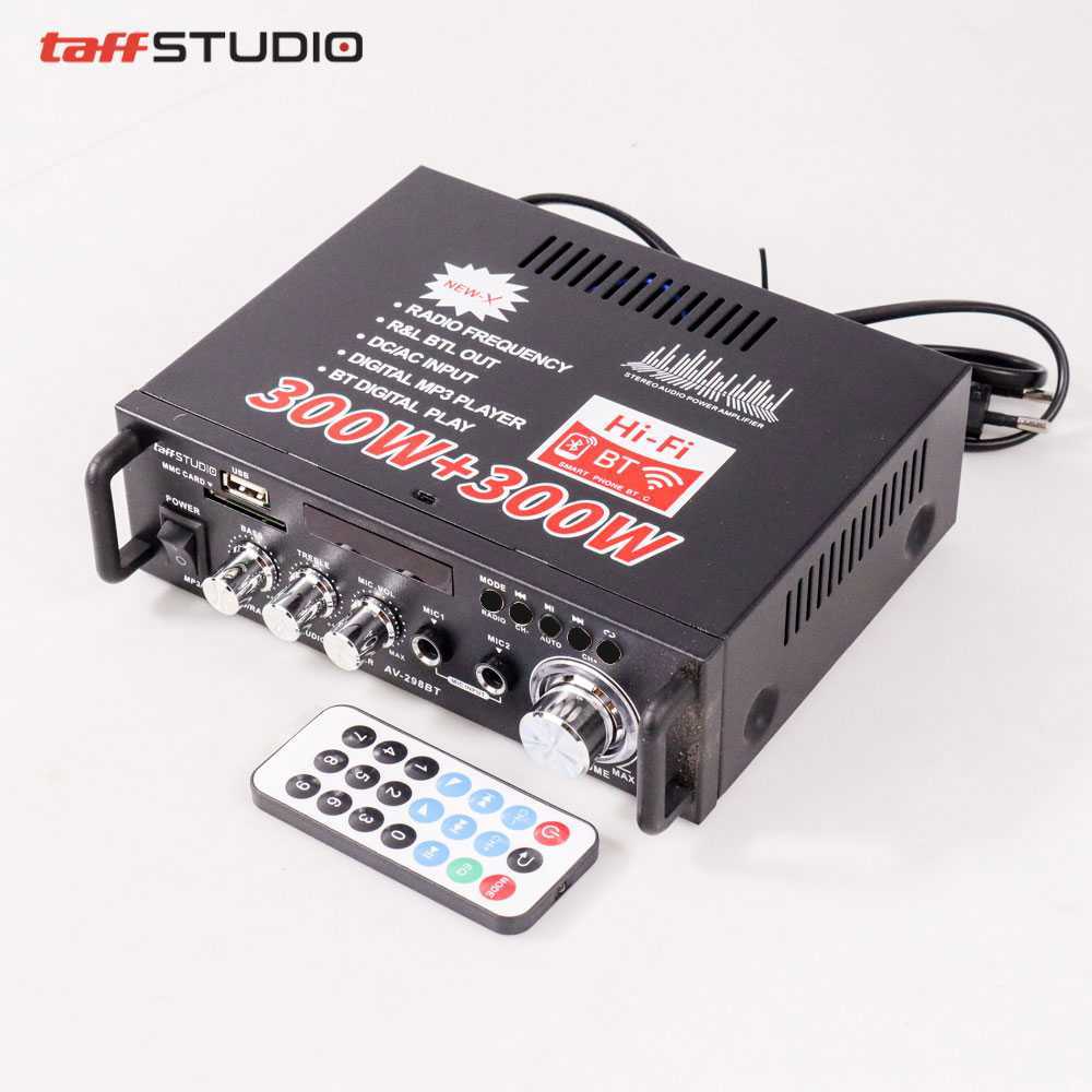 Jakarta Digital Nusantara Taffware Bluetooth EQ Audio Amplifier AV-298BT