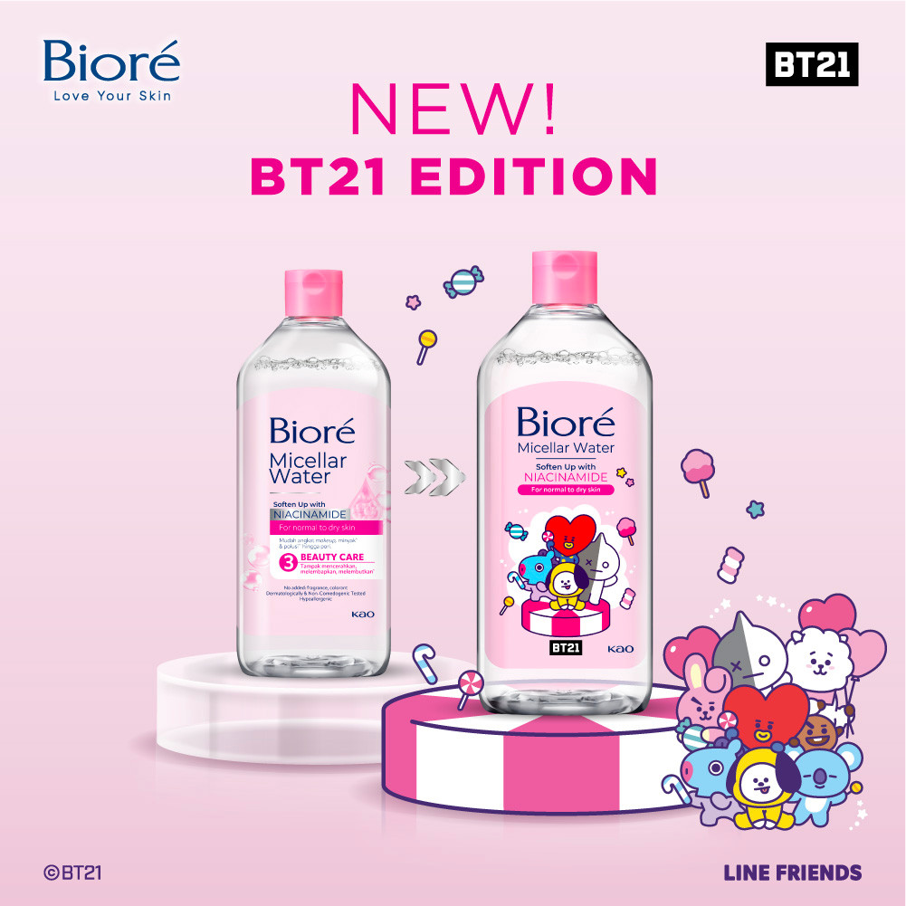 KAO Indonesia Biore Micellar Water Soften Up Niacinamide 