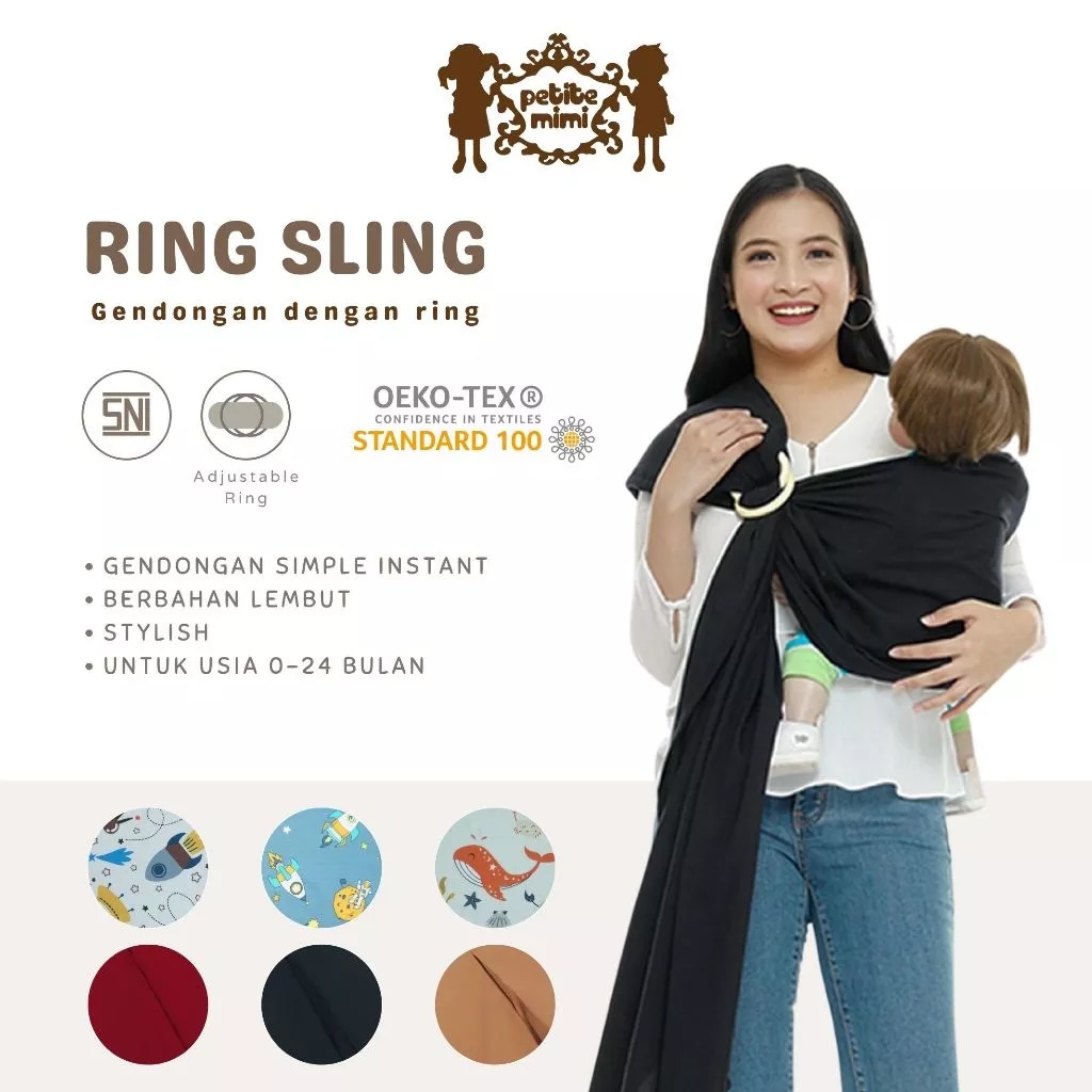  Petite Mimi Gendongan Ring Sling