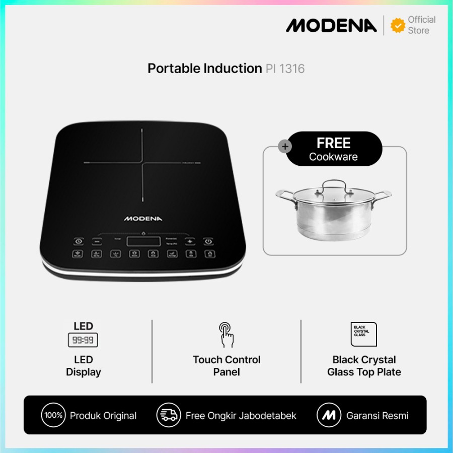 MODENA Indonesia MODENA Portable Inductions  PI 1316 