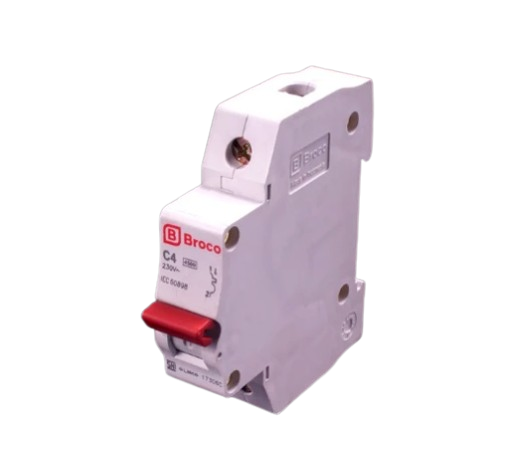 Broco Electrical MCB C 4A 1