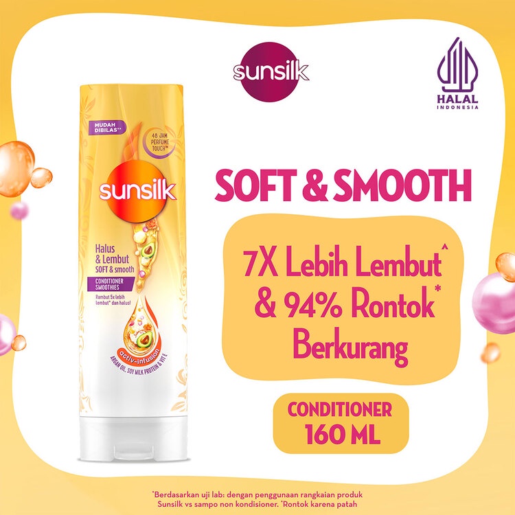 Unilever Indonesia Sunsilk Soft & Smooth Activ-Infusion Conditioner Smoothies