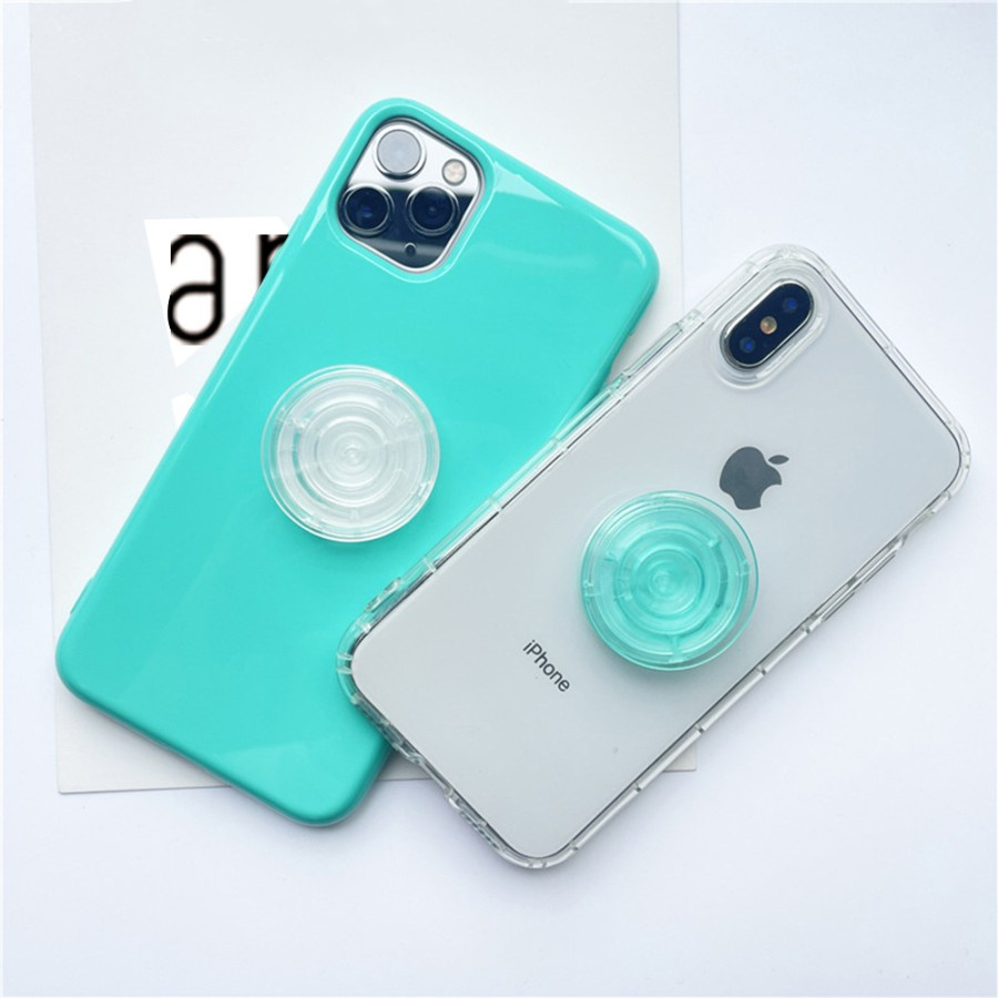 Transparant Pop Socket Phone Grip Stand HP