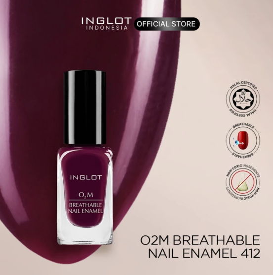 INGLOT INGLOT O2M Breathable Nail Enamel Soft Matte