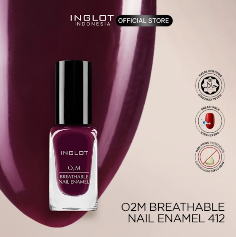 INGLOT O2M Breathable Nail Enamel Soft Matte 4