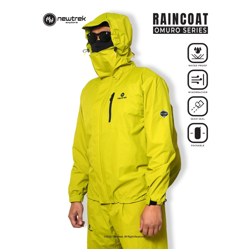  Newtrek Raincoat Gorpcore Omuro Series