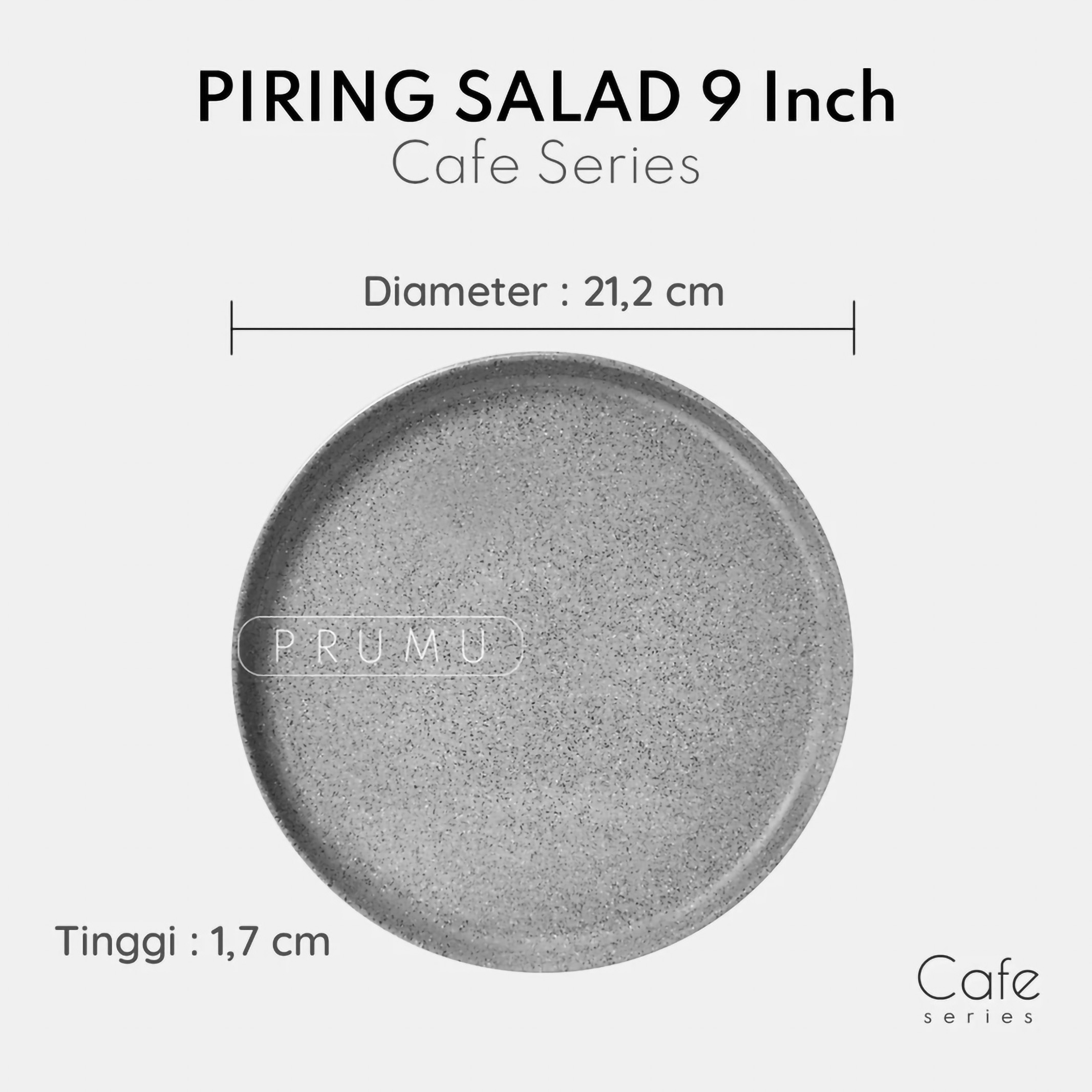 Andesen Jaya Plastik GOLDEN DRAGON Piring Salad 9 Inch Cafe Series  P10509A