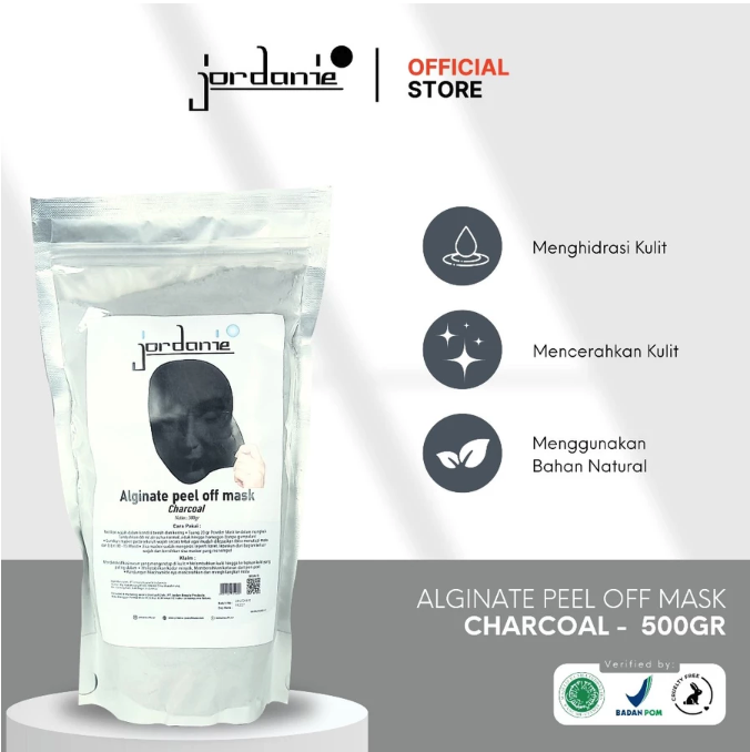 Jordanie Alginate Peel Off Mask Charcoal 2