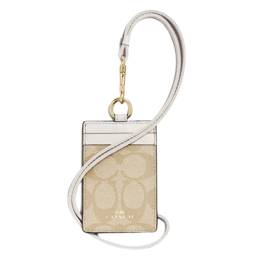 COACH ID Lanyard In Signature Canvas
