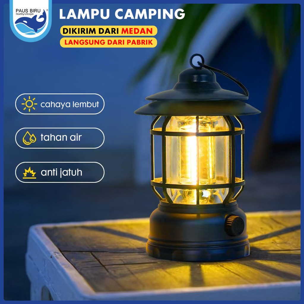  Lampu Camping Lentera LED Kuning