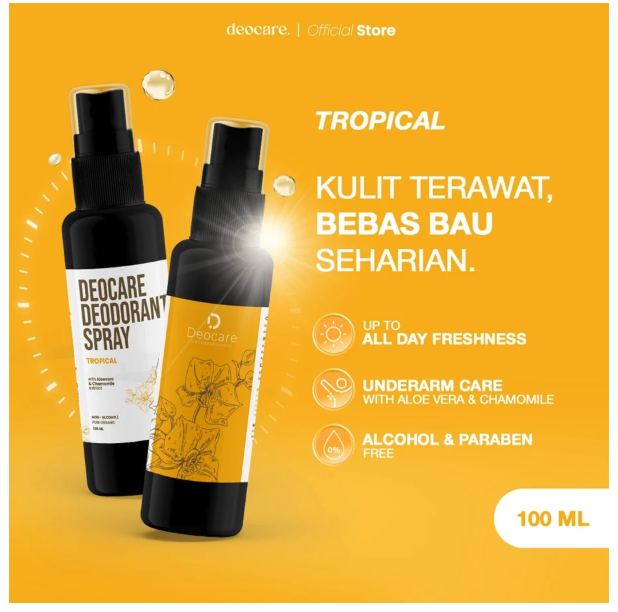 Deocare Deodorant Spray Tropical 