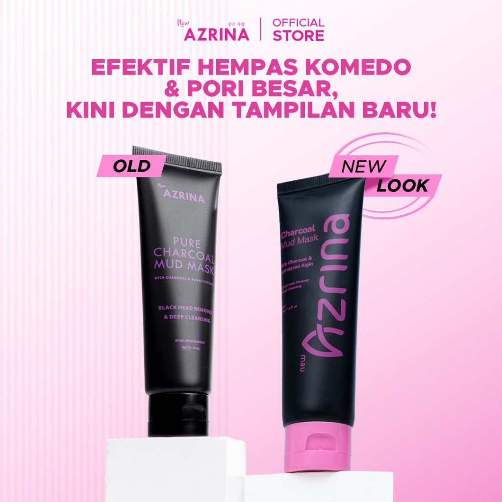 Mulia Kairos Industri Azrina Charcoal Mud Mask