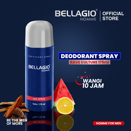 Priskila Prima Makmur Bellagio Homme Deodorant Spray Rave Culture