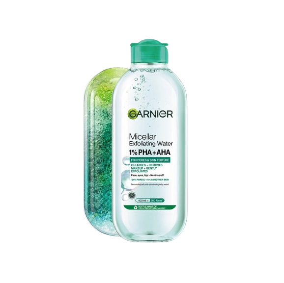 Garnier ｜ Micellar Exfoliating Water 1% AHA + PHA