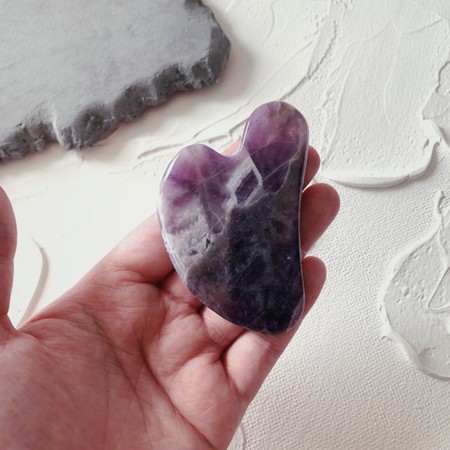  Amethyst Gua Sha Massage Tool