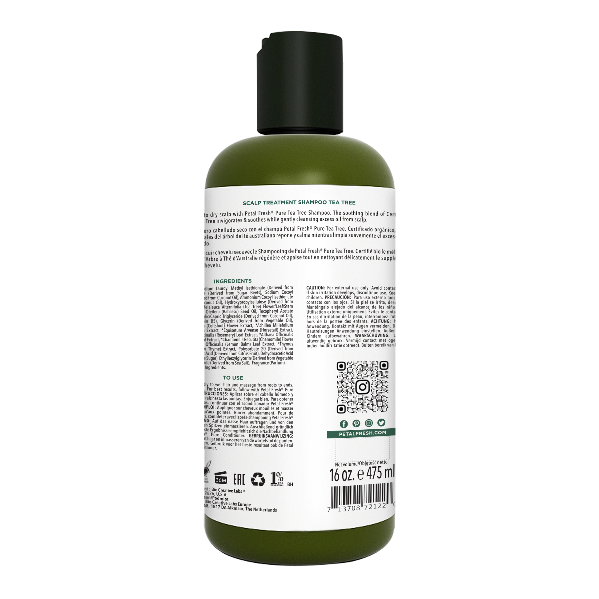 Petal Fresh Pure Scalp Treatment Shampoo with Tea Tree 4