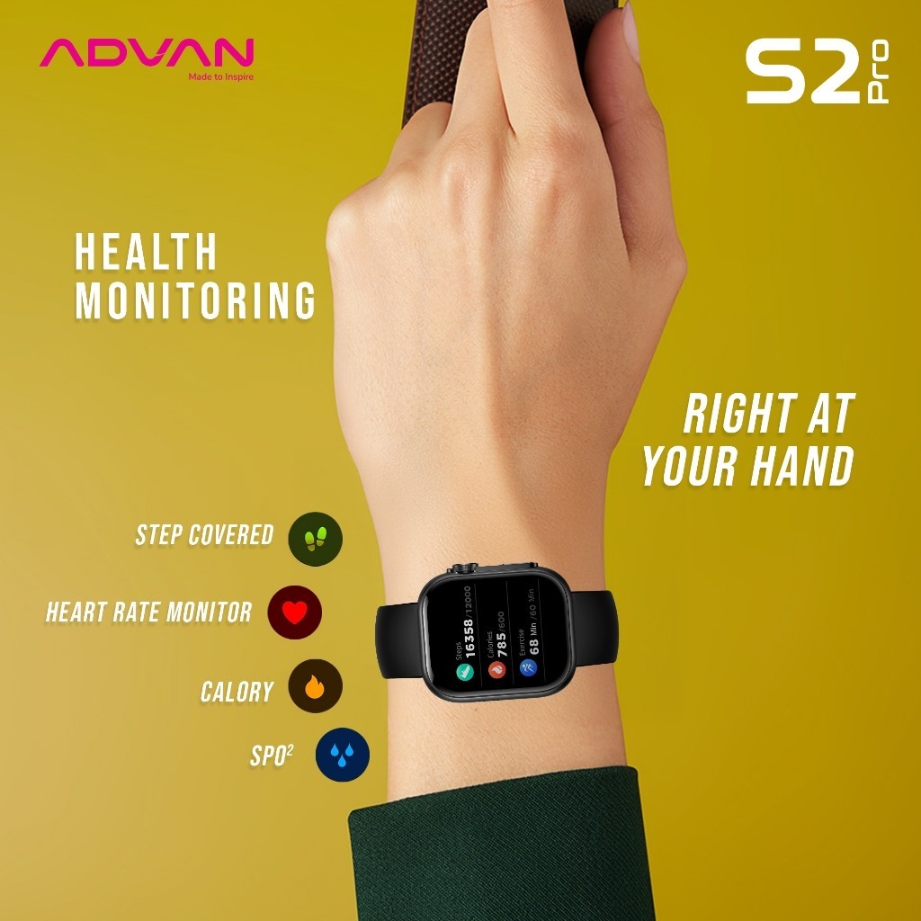 Bangga Teknologi Indonesia Advan Smartwatch S2 Pro