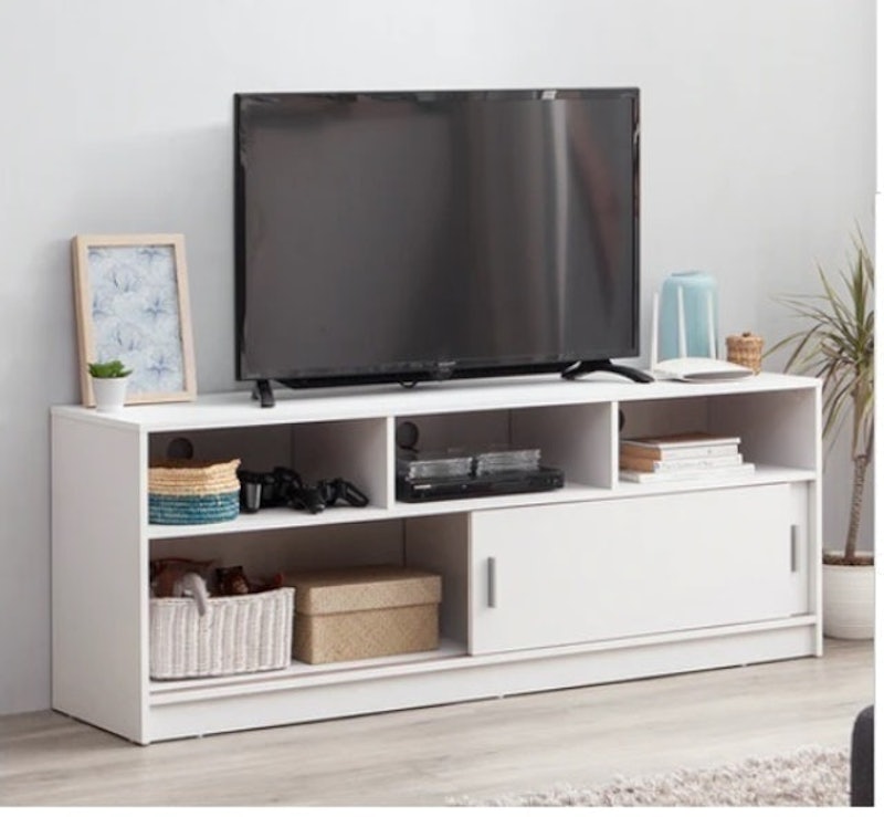 Moku Meja TV Putih 2