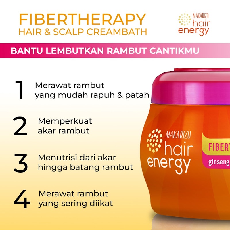 Hair Energy Fibertheraphy Creambath Ginseng Extract 4