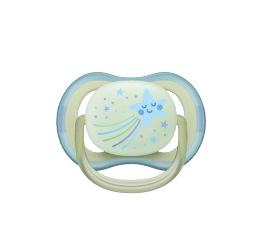 Philips Avent Soother Bayi Ultra Air Glow In The Dark 0-6M ｜ SCF376/18