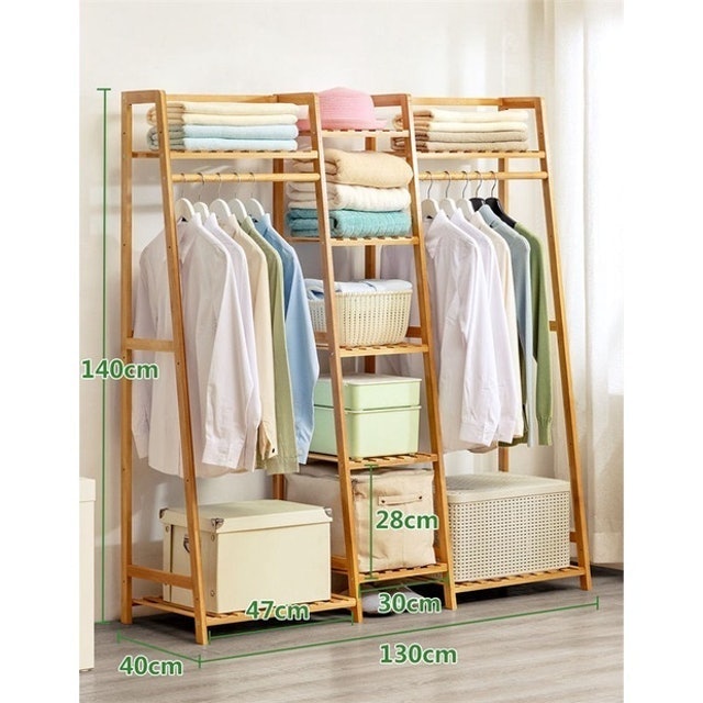 Dejavu  Rak Gantungan Baju Tempat Penyimpanan Serbaguna Stand Hanger HSH202