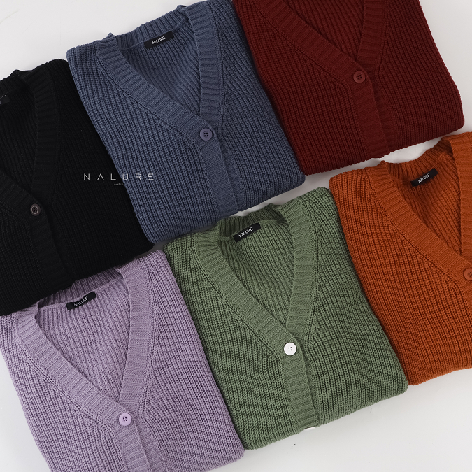 Nalure Lab Nalure Cardigan Front Button