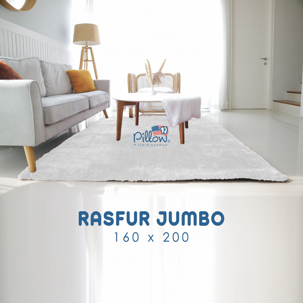 109 Pillow Karpet Bulu Rasfur Jumbo